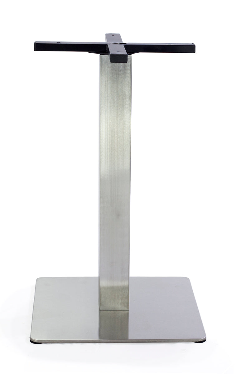 Pied de table d'extérieur en acier inoxydable 45 x 45 cm Stockholm