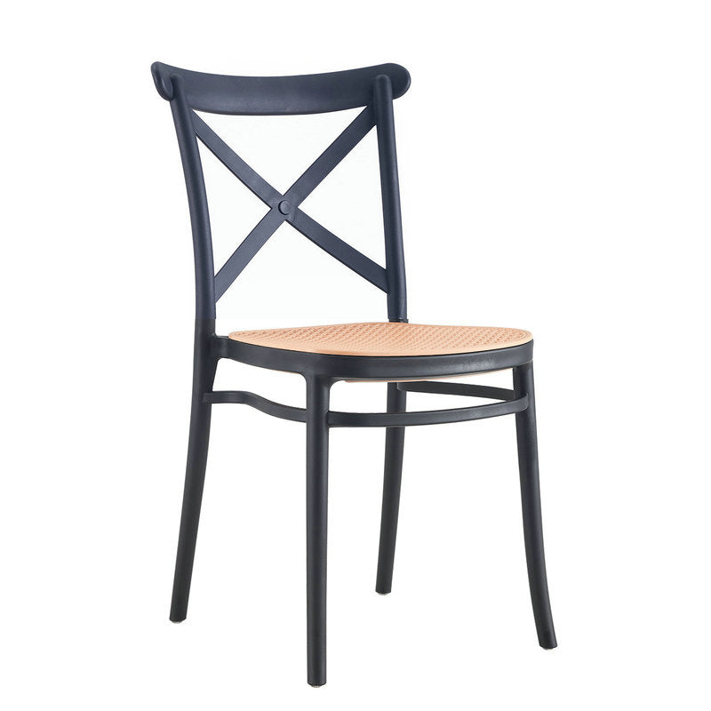 Silla de comedor apilable de polipropileno Julietta