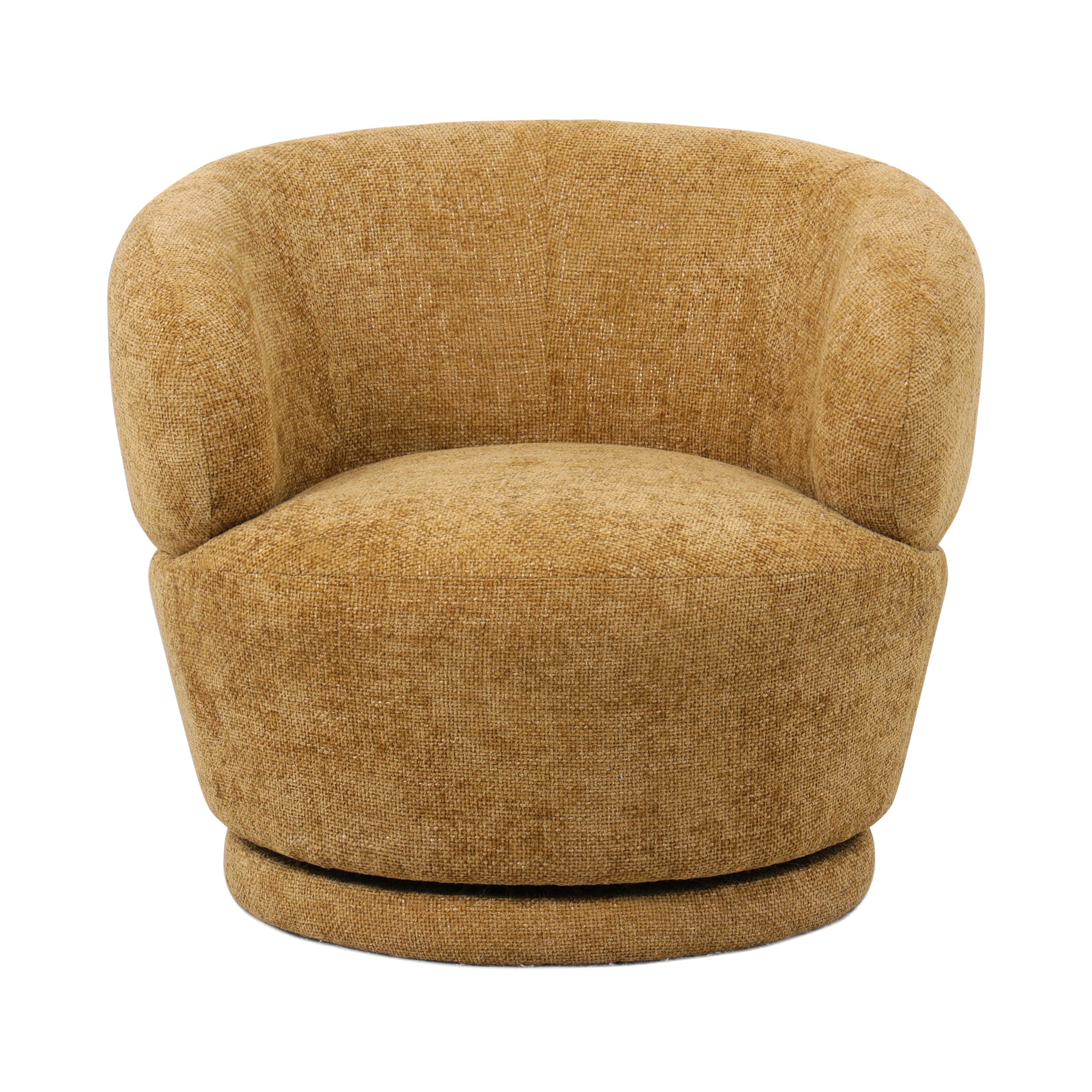 Sillón giratorio de chenilla Manises