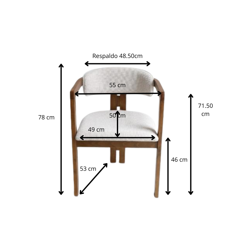 Chaise de salle à manger Clarys Nordic