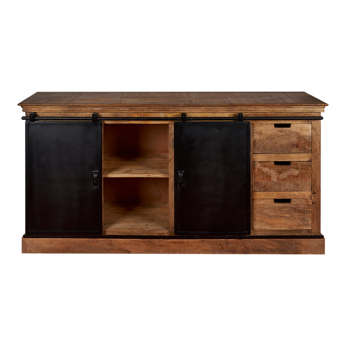 Aparador industrial madera y metal Melibea