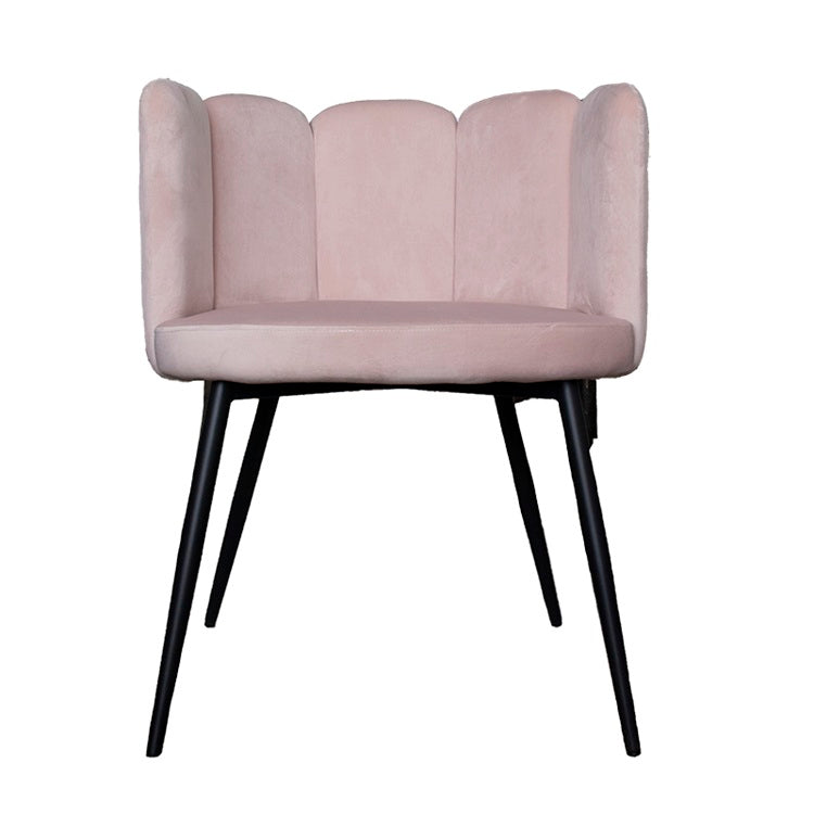 Chaise de salle à manger en velours Soul