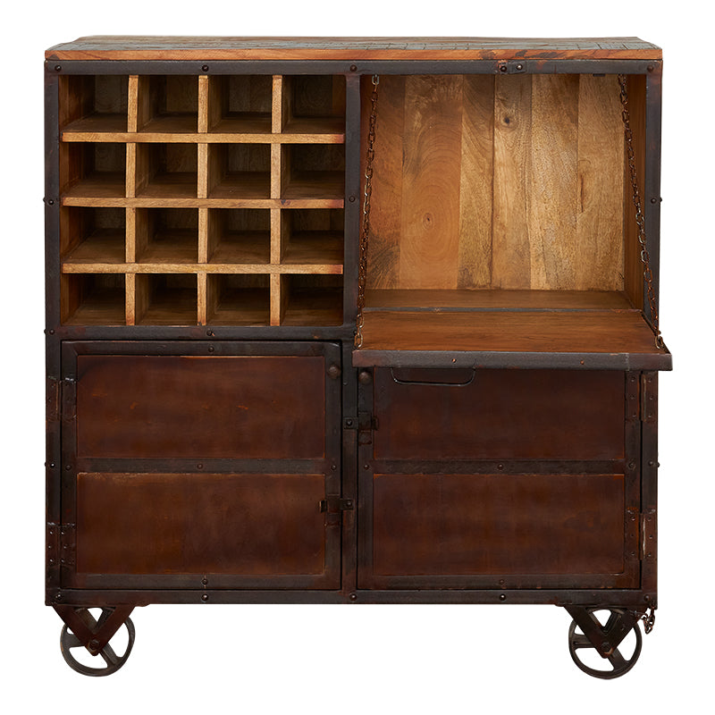 Mueble botellero industrial Spin