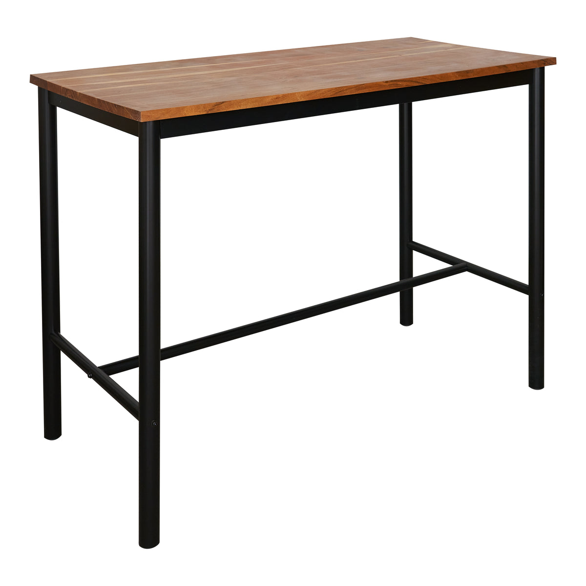 Table de bar à confiture en bois d'acacia 140x70