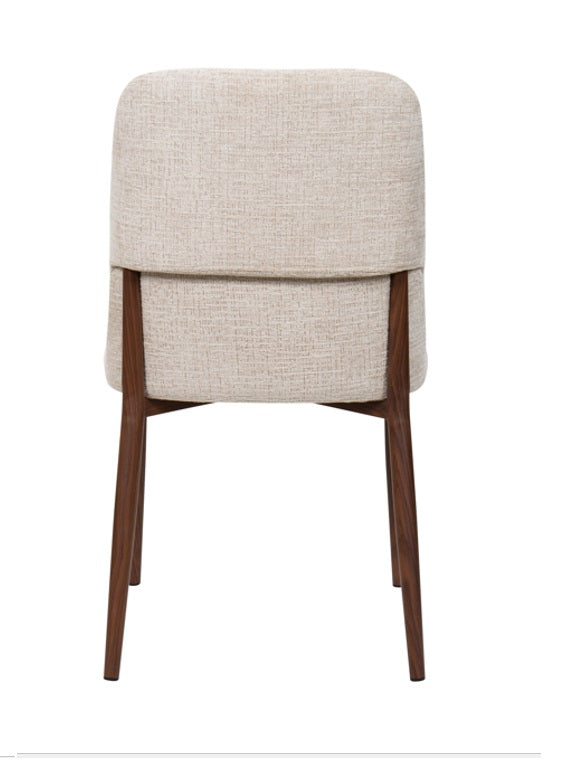 Silla de comedor nórdica Toulouse beige