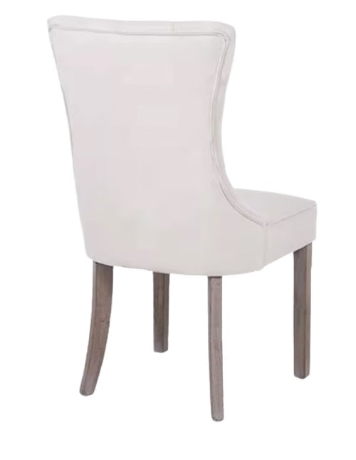 Pack de 2 Sillas de comedor Straus lino capitoné