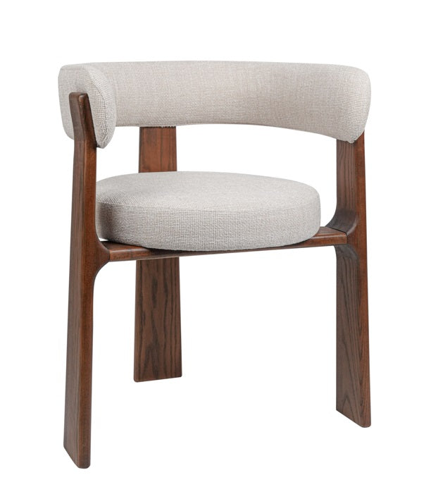 Silla de comedor con apoyabrazos madera fresno Moncayo