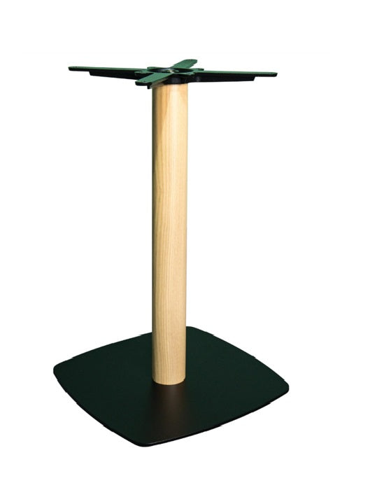 Base de mesa de hospitalidade em madeira de aço Nika