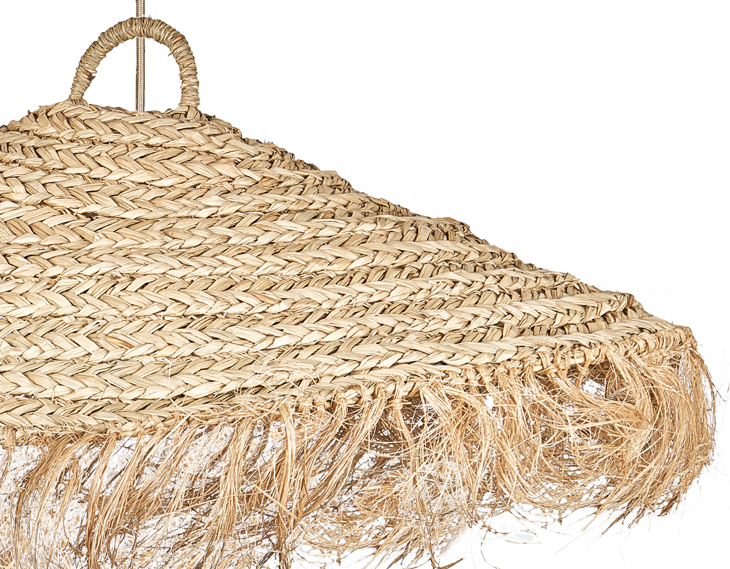 Lámpara de techo seagrass Taluz 75 cm