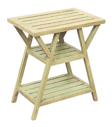 Mesa Auxiliar de Madera de Color Vintage Noah