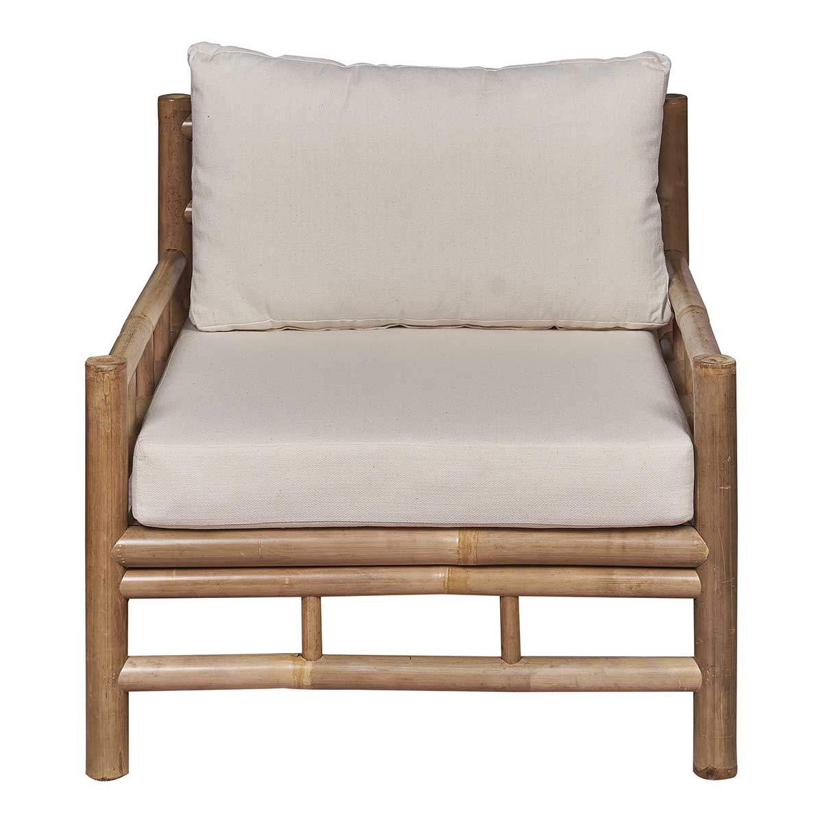 Sillón bambú 1 plaza natural Marina