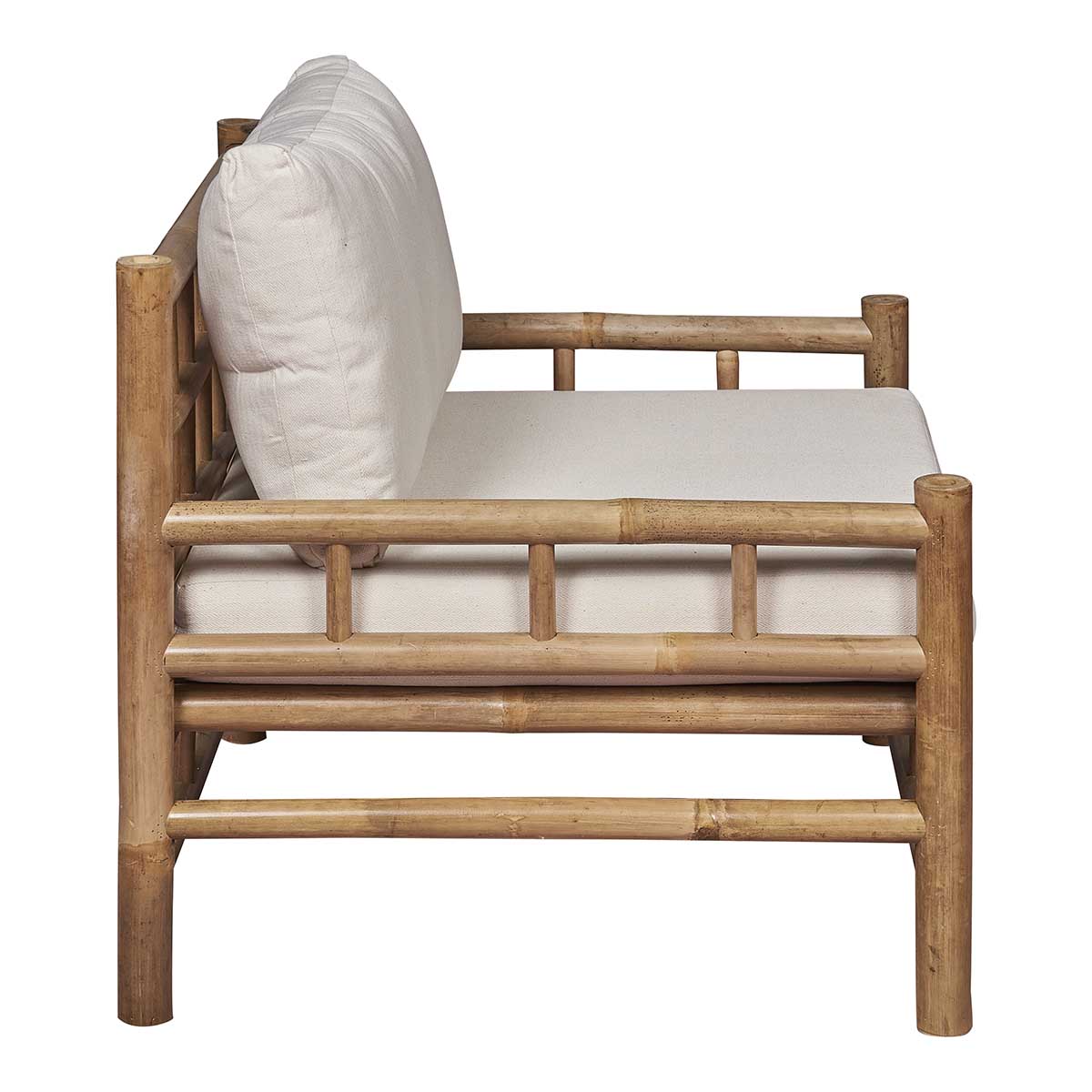 Poltrona de bambu Natural Marina 1 lugar