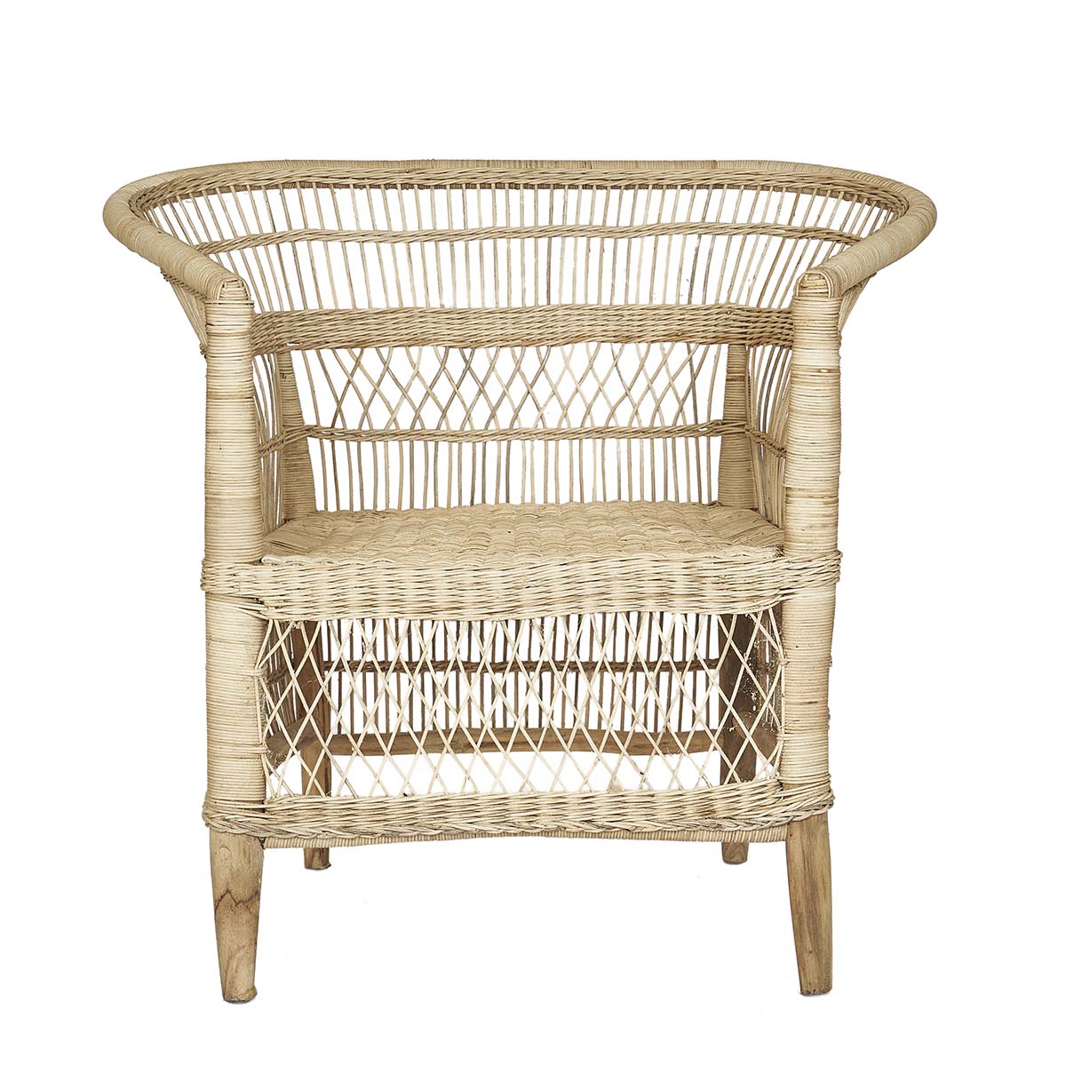 Fauteuil en rotin naturel thaïlandais