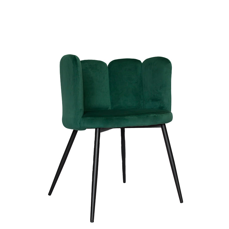 Chaise de salle à manger en velours Soul