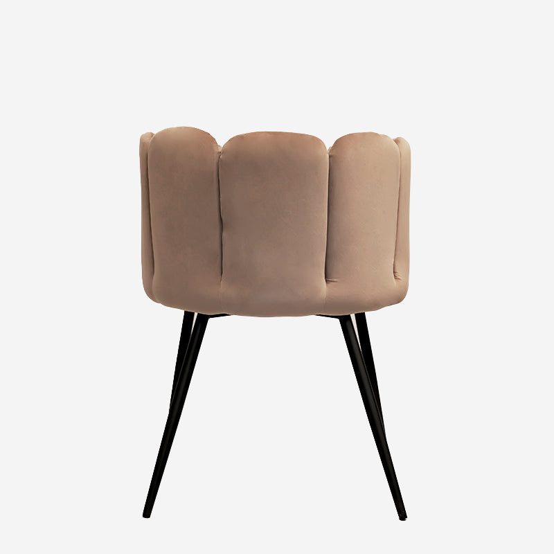 Chaise de salle à manger en velours Soul
