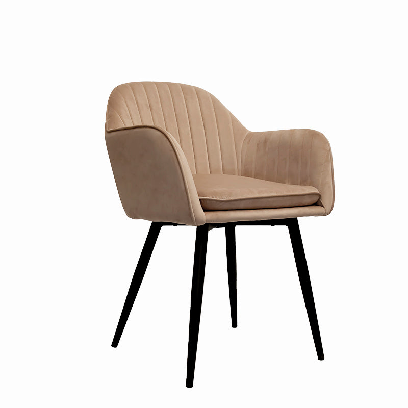 Silla de comedor terciopelo Velur-Beige