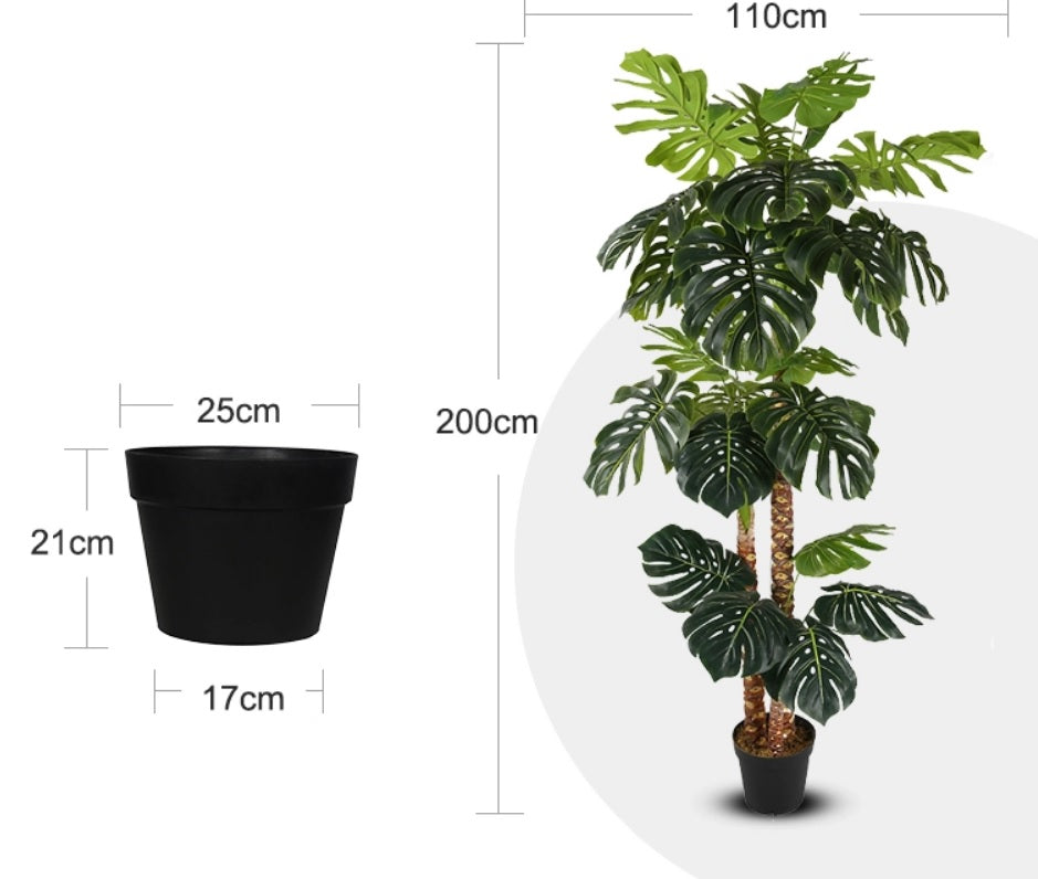 Planta artificial Monstera Philo H220