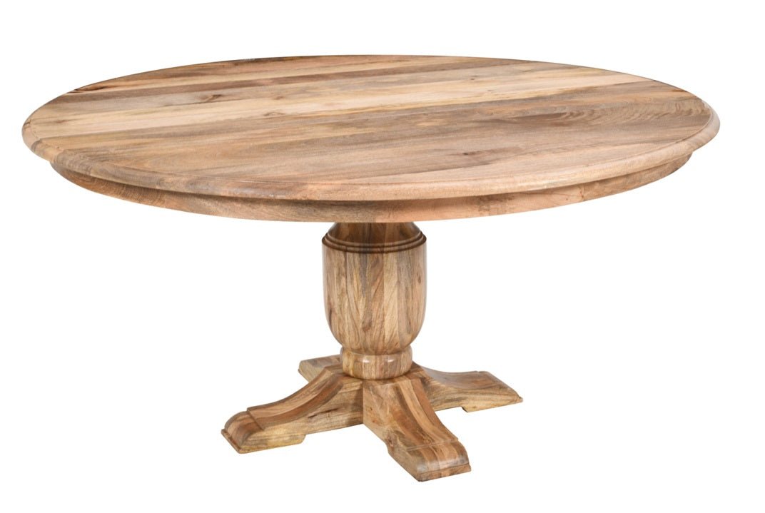Mesa de comedor redonda madera de mango Lille 150 cm - Vintahome
