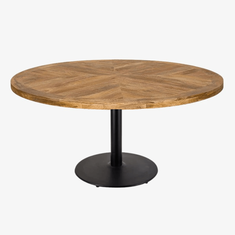 Mesa redonda de madera de mango 140 cm Aris - Vintahome