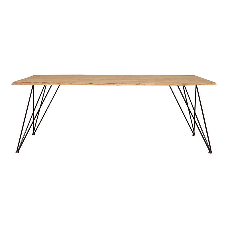 Mesa de jantar em madeira de acácia 200x90 Genebra