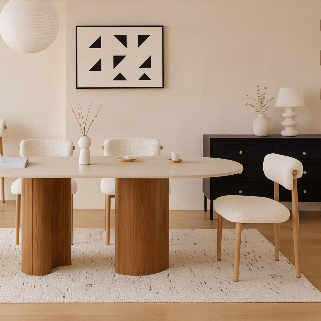 Silla de comedor escandinava Lagem natural - Vintahome