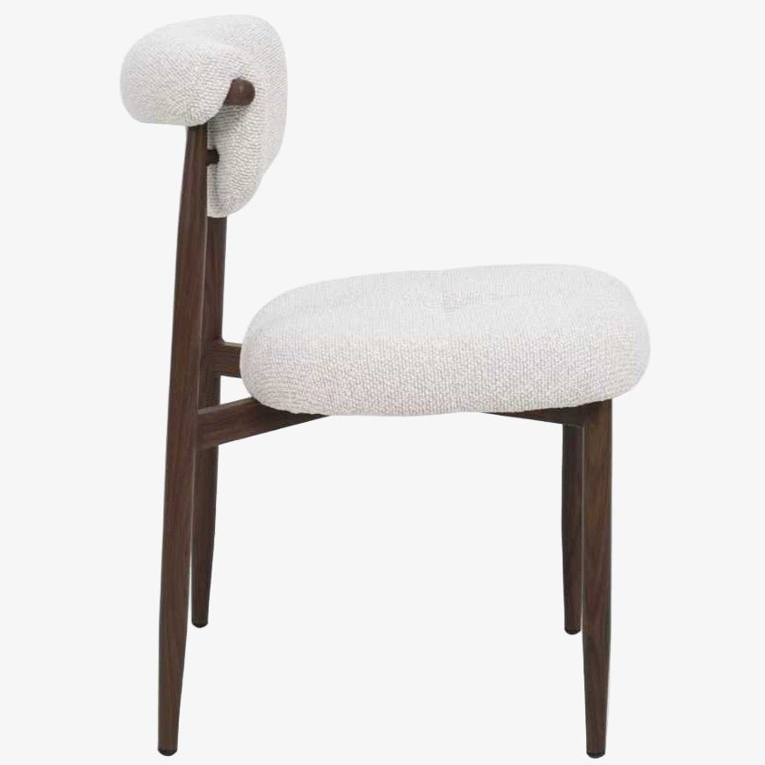 Silla de comedor escandinava Lagem nogal - Vintahome