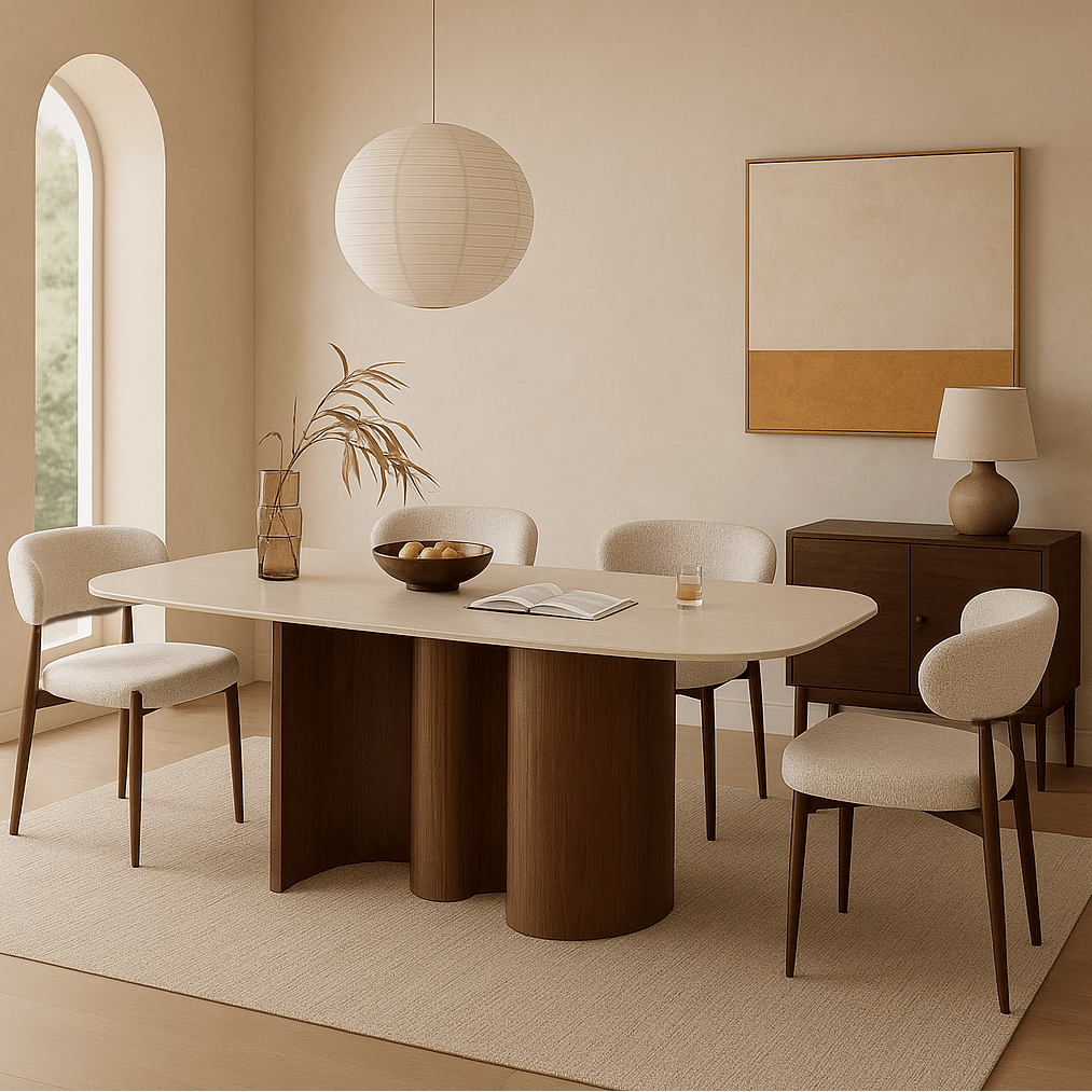 Silla de comedor Scandiwood nogal - Vintahome