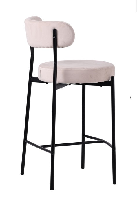 Taburete nórdico Matis Terciopelo 65cm