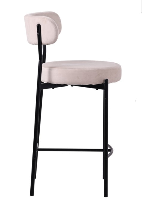 Taburete nórdico Matis Terciopelo 65cm