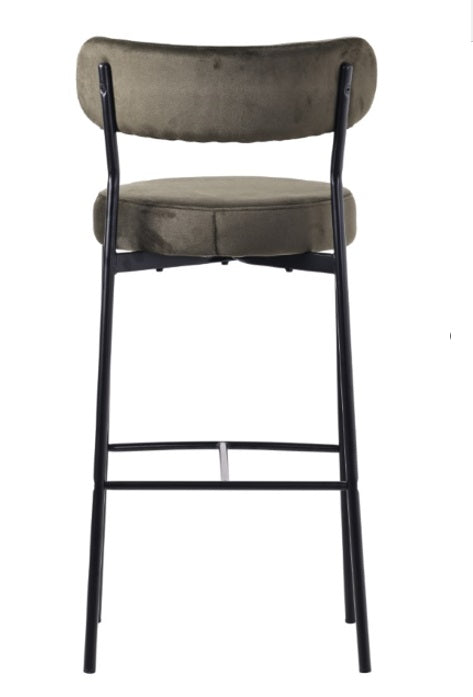 Tabouret Nordic Matis en velours 75 cm