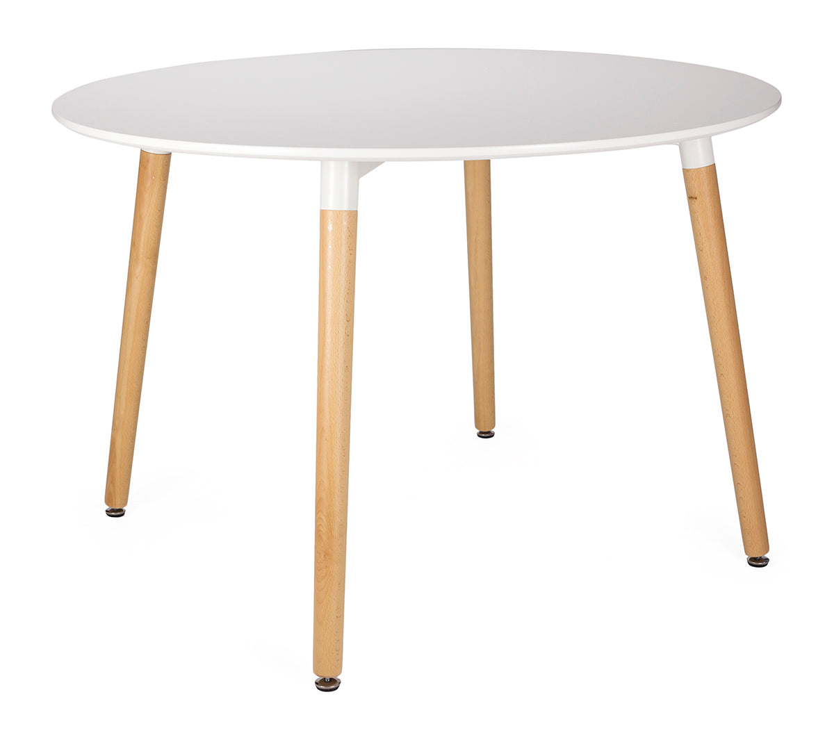 Mesa de jantar torre 110 cm redonda contemporânea