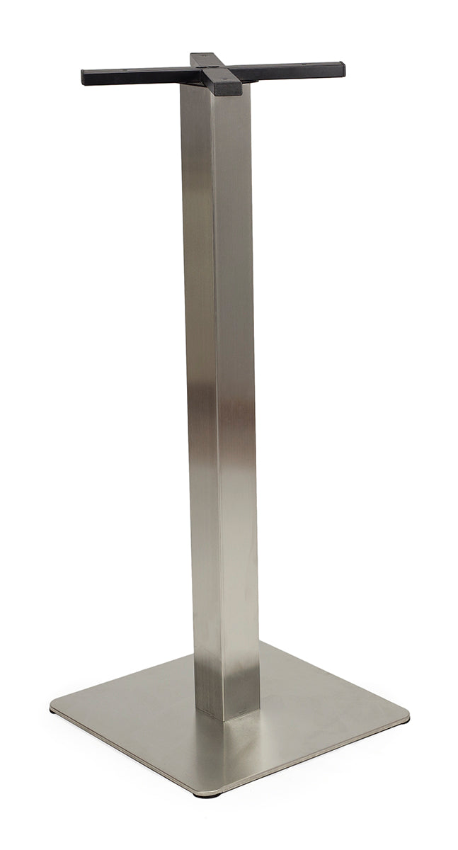 Base de table d'extérieur haute en acier inoxydable Stockholm