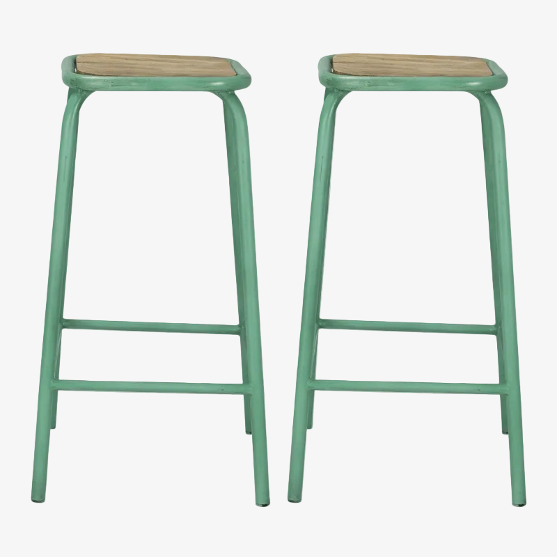 2 Pack Taburetes de bar vintage Manhatan - Vintahome