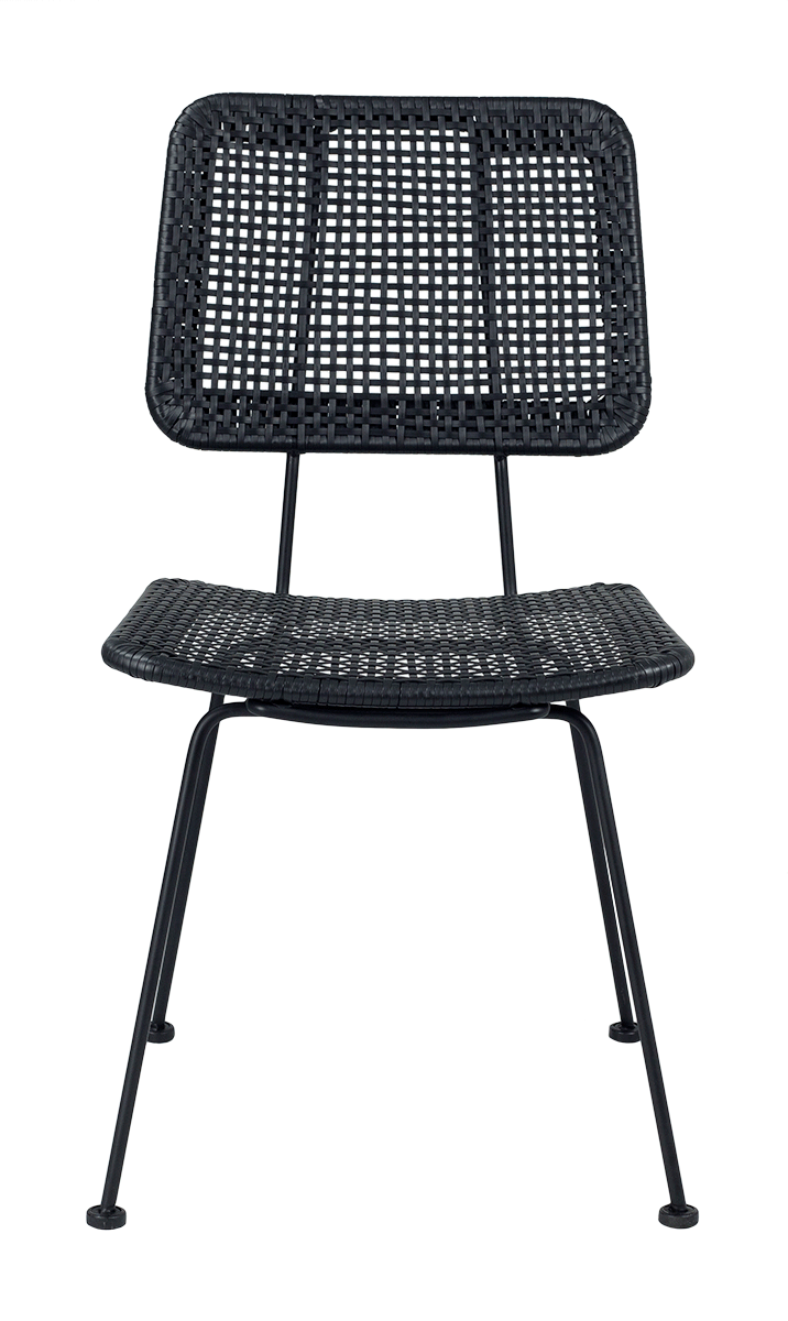 Silla comedor rattan Nadia negro - Comprar silla comedor rattan
