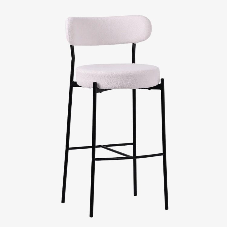 Taburete nórdico Matis boucle 75cm