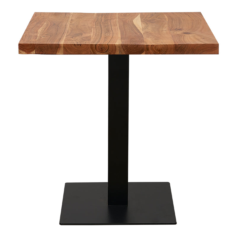 Mesa de bar cuadrada madera de acacia 70 / 80 cms Lisboa