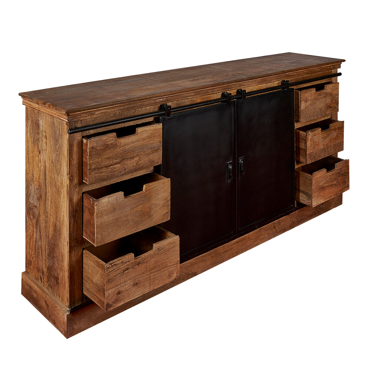 Aparador industrial madera y metal Melibea