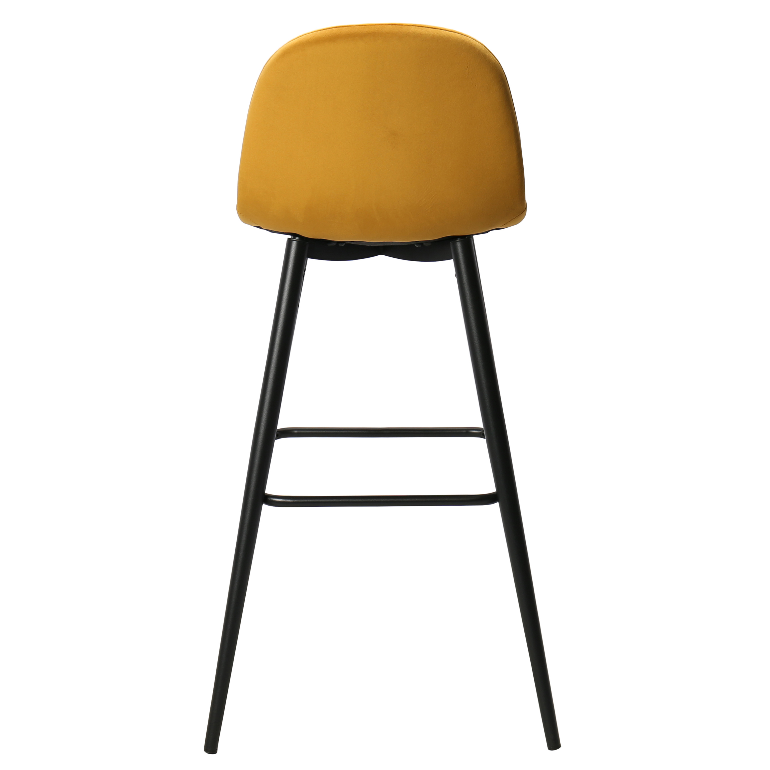 Tabouret de bar Bravus en velours H75cms