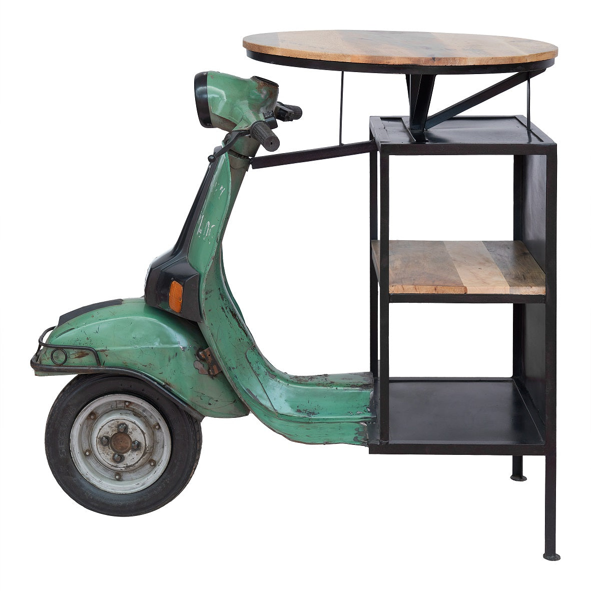 Table haute de bar scooter vintage