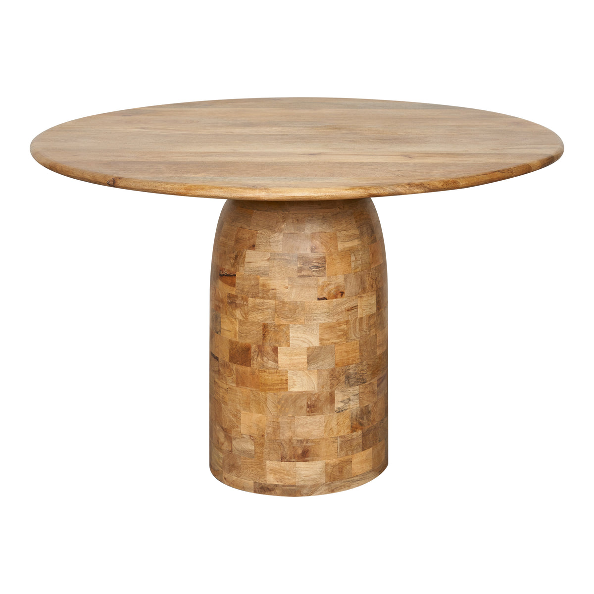 Mesa de comedor redonda en madera de mango D120 Galón