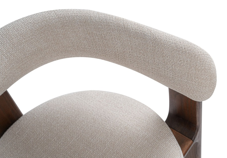 Silla de comedor con apoyabrazos madera fresno Moncayo