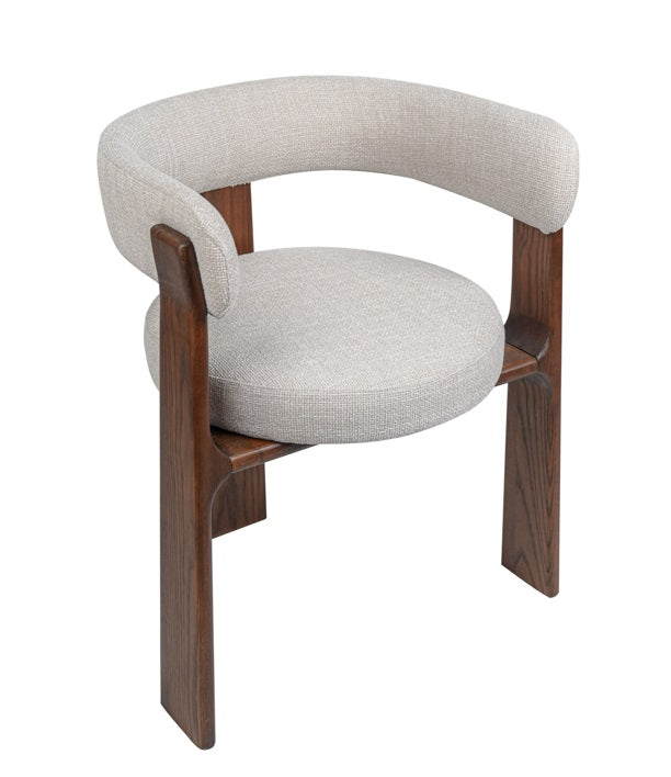 Silla de comedor con apoyabrazos madera fresno Moncayo