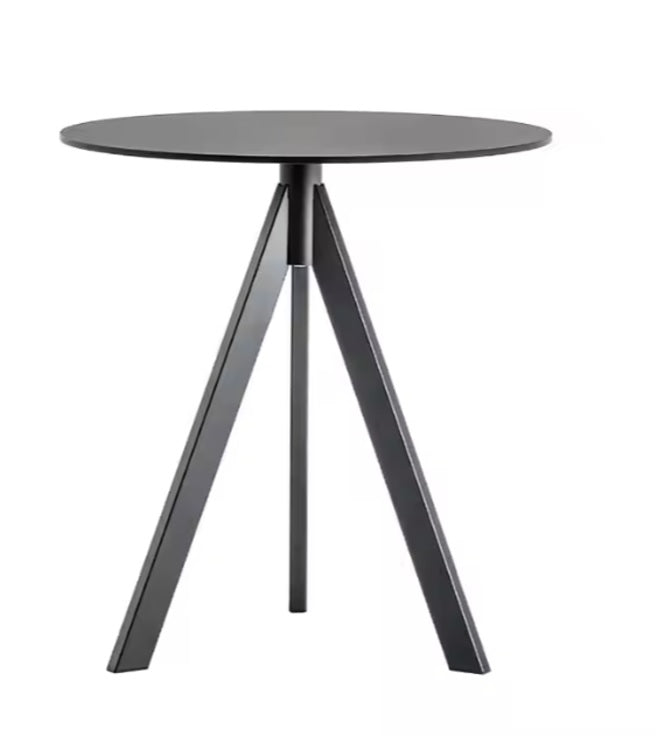 Base de table en acier noir Avia de 3 pieds