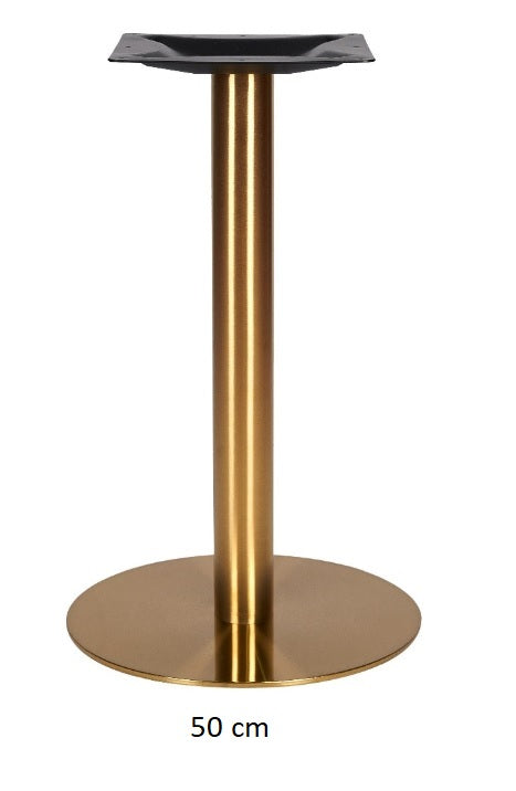 Base de mesa inox oro 45-50-60 cm