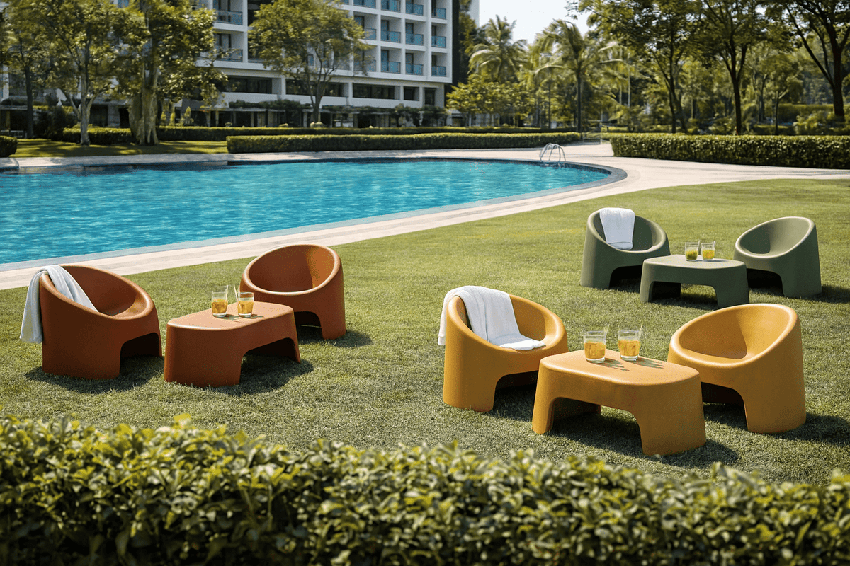 Conjunto de jardín Circle polipropileno - Vintahome