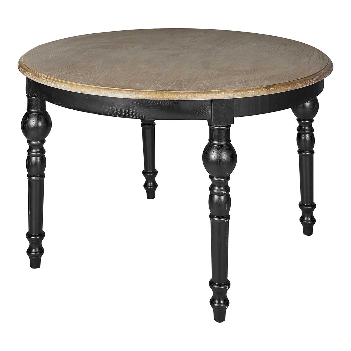 Mesa redonda Yure de olmo macizo 120 cm