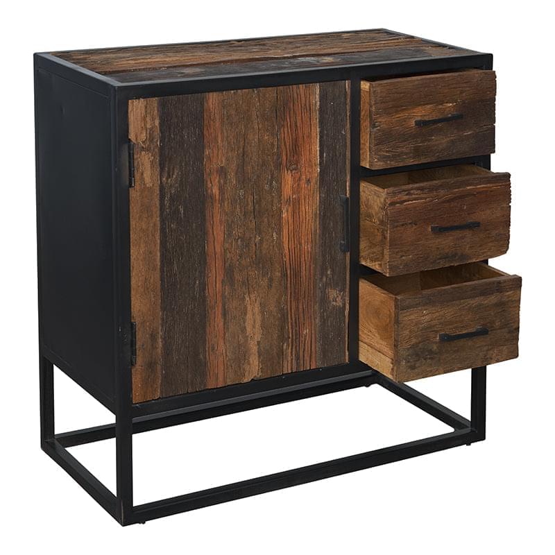 Buffet industriel en bois de manguier Ulysse