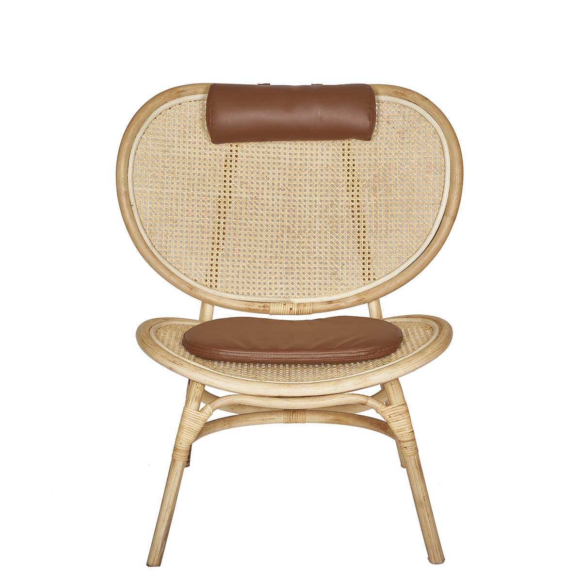 Fauteuil Kenya en bambou et rotin naturel