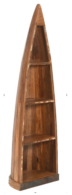 Estantería barca de madera de mango Bally