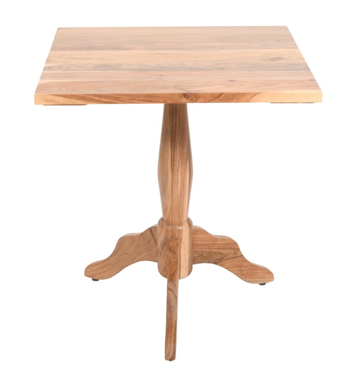 Mesa de bar  70x70 madera acacia Talo